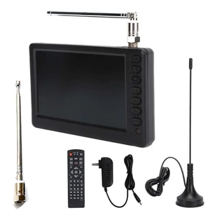 LEADSTAR Isi Ulang D5 5 Inci 800 * 480 Tv Mini Portabel Dengan DVB-T2 ATSC ISDBT FM ATV Tv Saku Baterai USB Tonton Di Mana Saja 8 tv android penjualan terbaik isdb t - №
