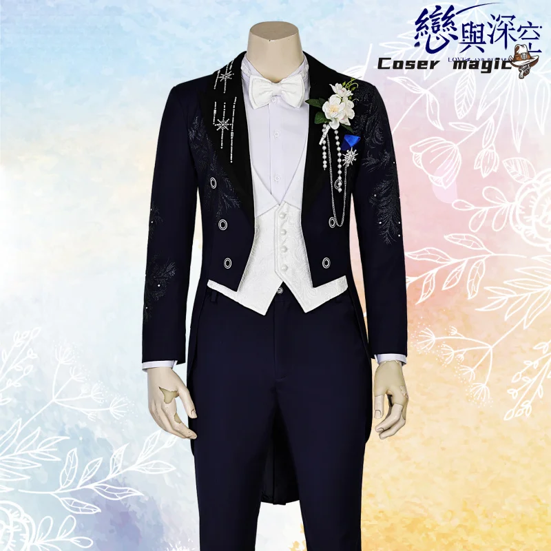 

Love and Deepspace Zayne Cosplay Costume Everlasting Vow Shirt Party Fashion Handsome Uniform Halloween Role Play Clothing