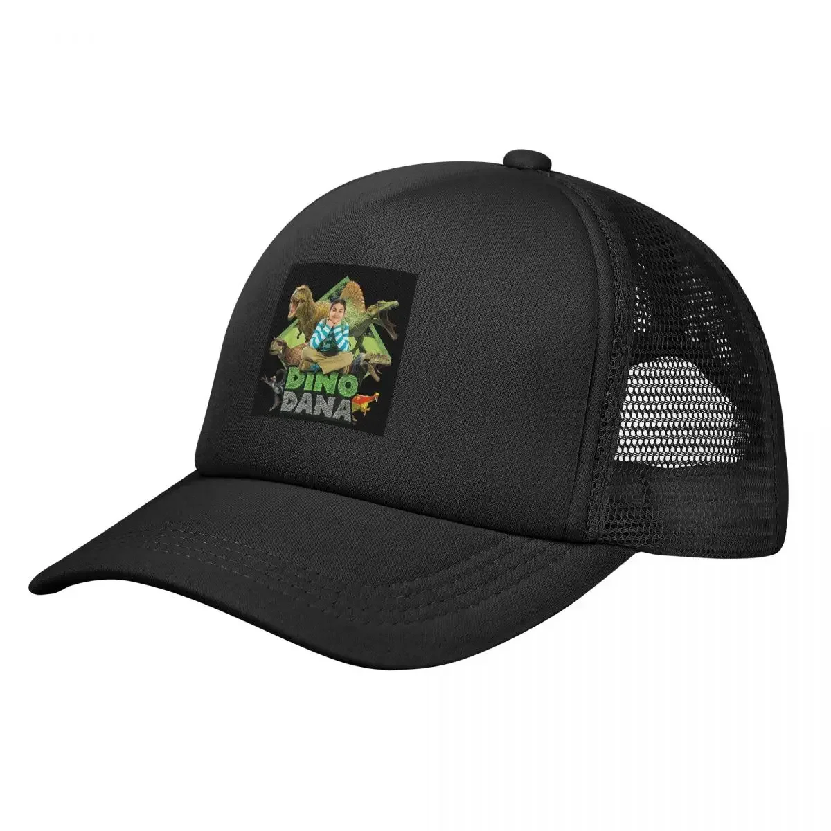 Dino Dana Real Mesh Baseball Caps Snapback Fashion Baseball Hats Breathable Casual Casquette Outdoor For Men's And Women's