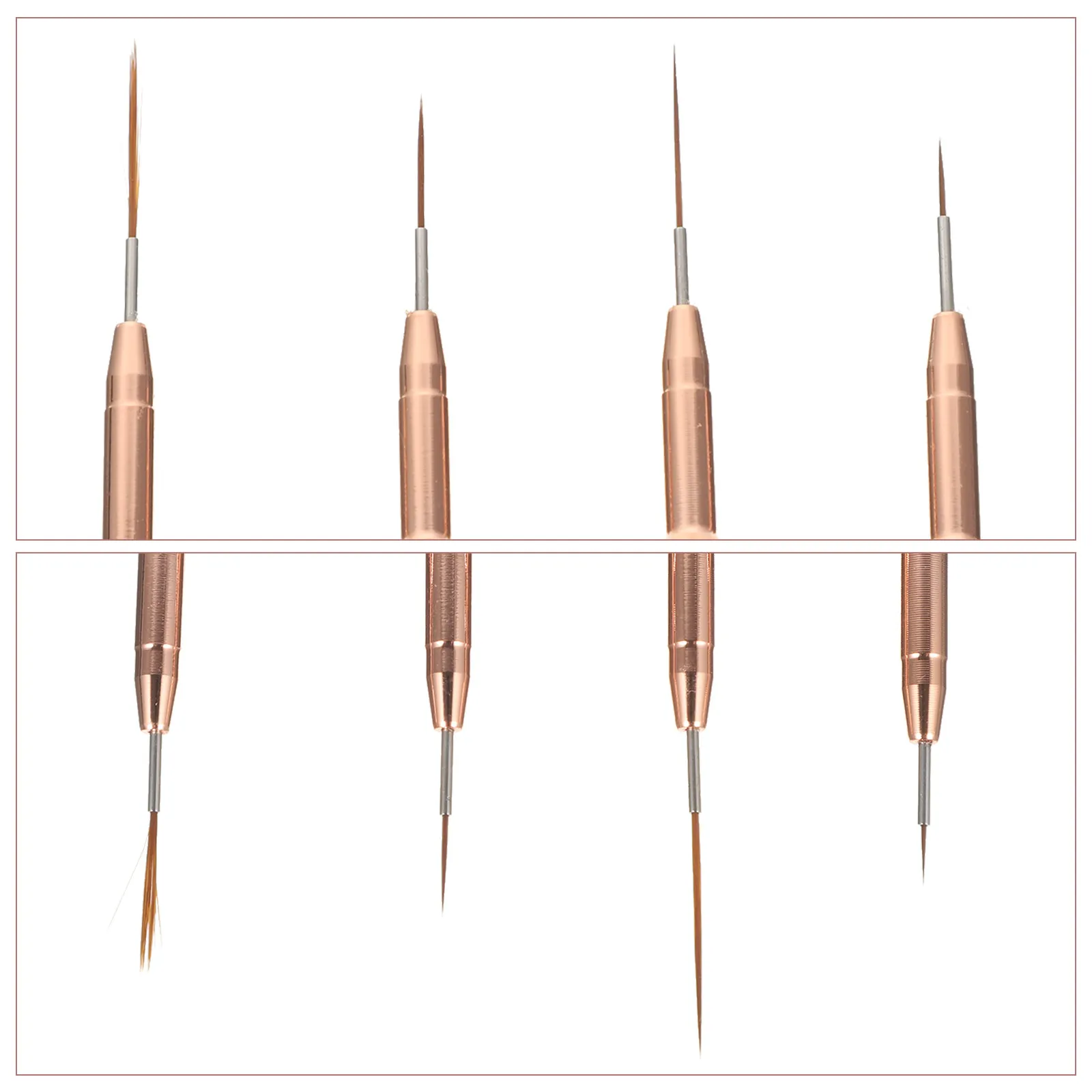 

4Pcs Nail Art Drawing Brush Set High Quality Manicure Pens for Detailed Nail Coloring Long Service Life Manicure Brush Pen