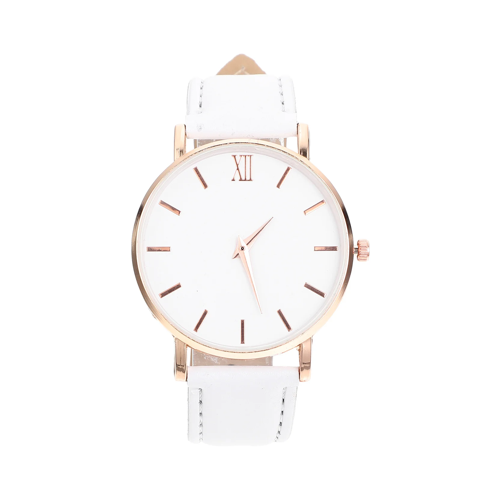 Delicate Women Watch Comfortable PU Strap Wear-Resistant Wrist Watch Suitable for Office Shopping Gift Accessory