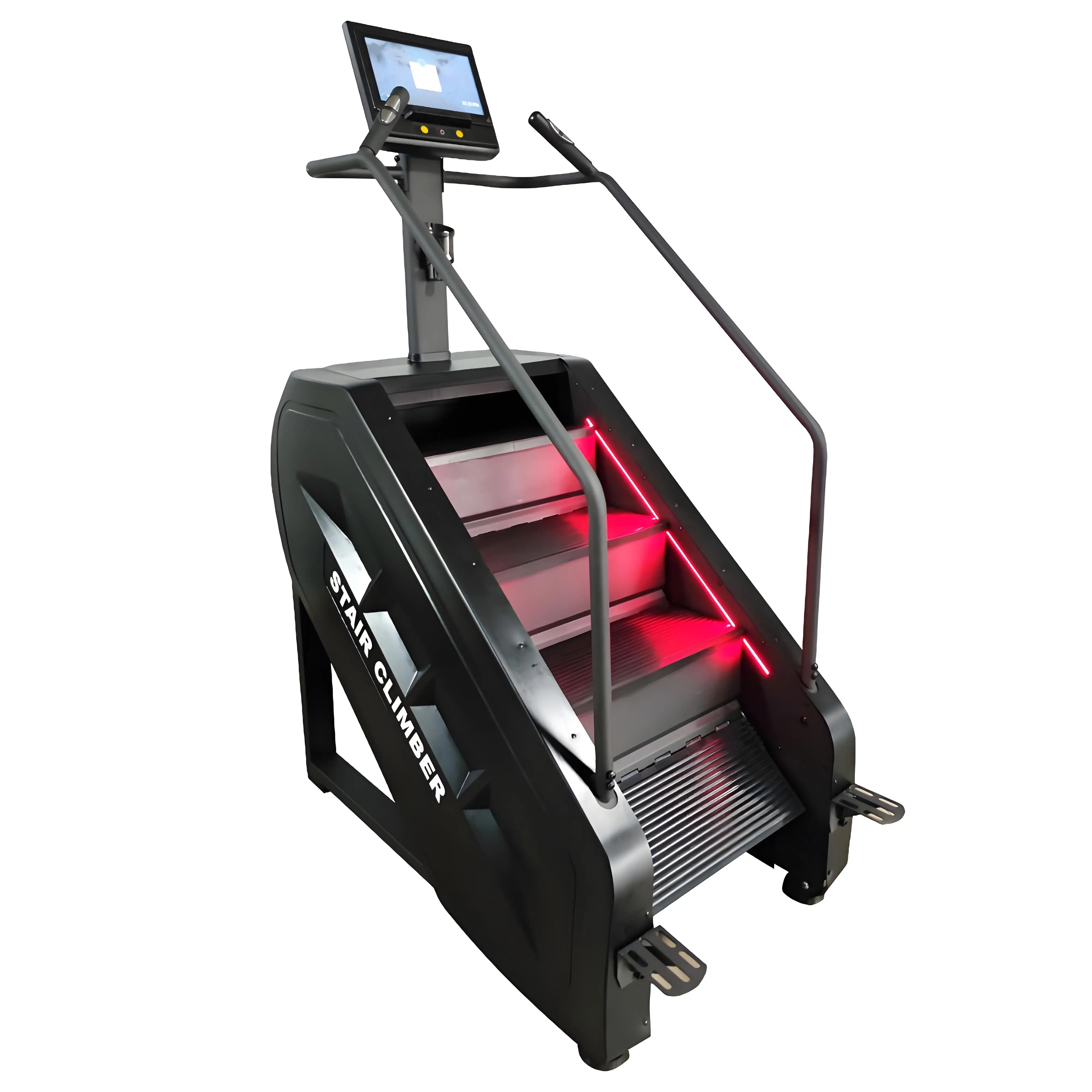 Cheongar Steel Eco-Friendly Touch Screen LED Light Electric Stair Climber For Commercial & Home Use-New Develop Gym Equipment