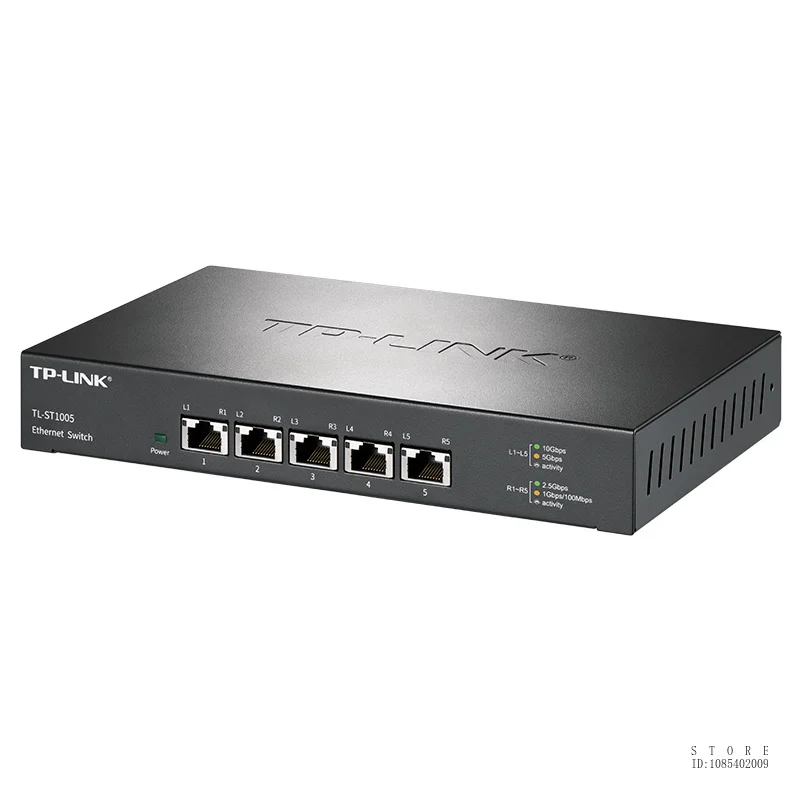 TP-Link 5 Port 10G/Multi-Gig Unmanaged Ethernet Desktop Switch, Plug & Play, Fanless, Sturdy Metal, Speed Auto-Negotiation