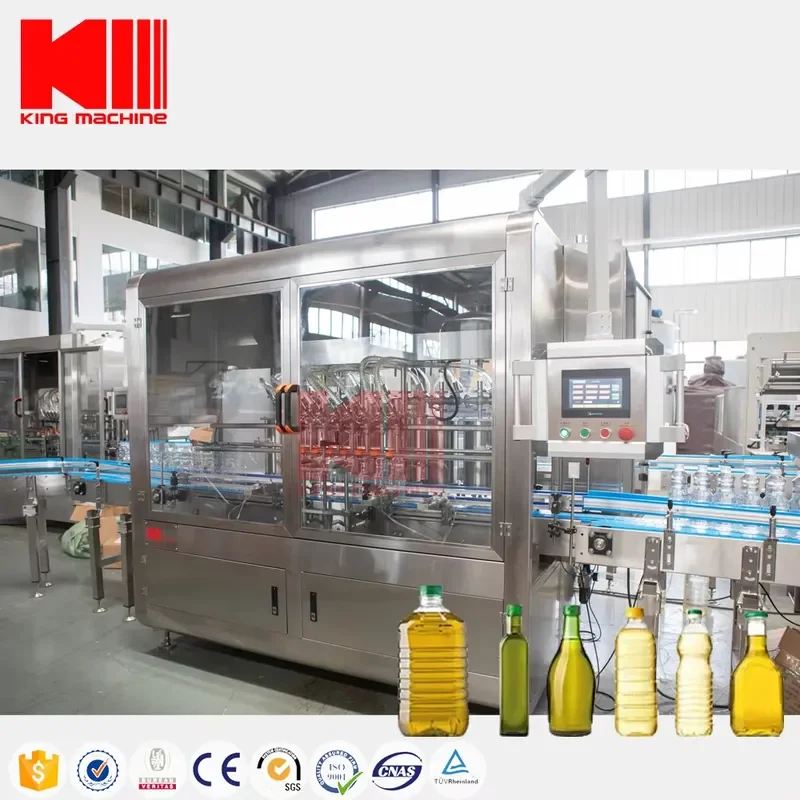 2026 Hot Oil Production Line for Olive Oil Bottling Cooking Edible Oil Filling Machine