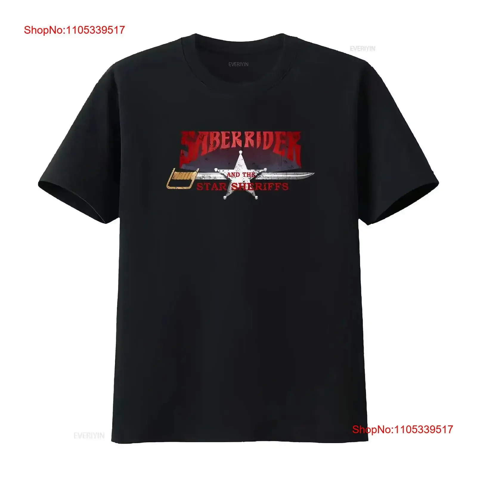 SABER RIDER THE STAR SHERIFFS I T SHIRT Sei Jushi Bismark vintage Washed graphic fashion Casual Stretched homme vintage Washed