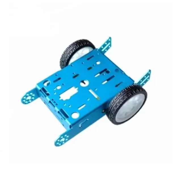 Aluminum alloy car robot intelligent car chassis alloy chassis 2-wheel DIY new A30