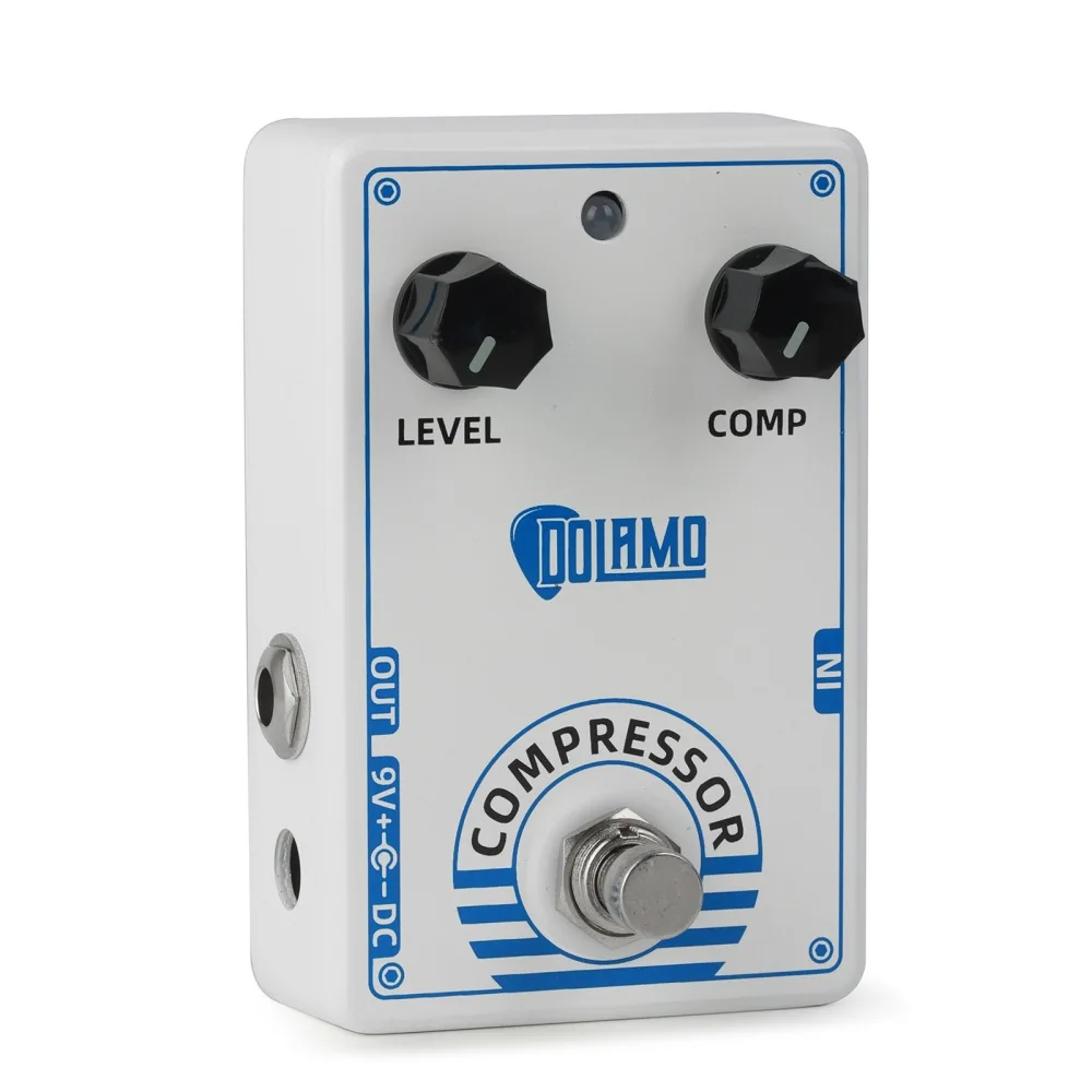 Dolamo D-1 Compressor Guitar Effect Pedal Effects Processors True Bypass Electric Guitar Parts Dyna Compressor Low level noise