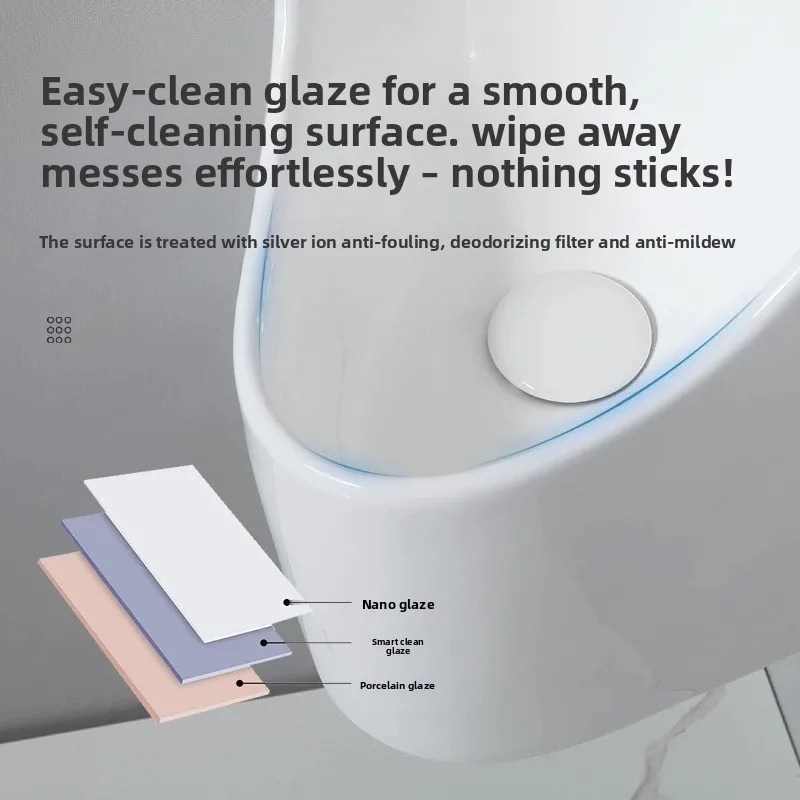 Household wall-mounted triangular urinal with wash basin and urinal