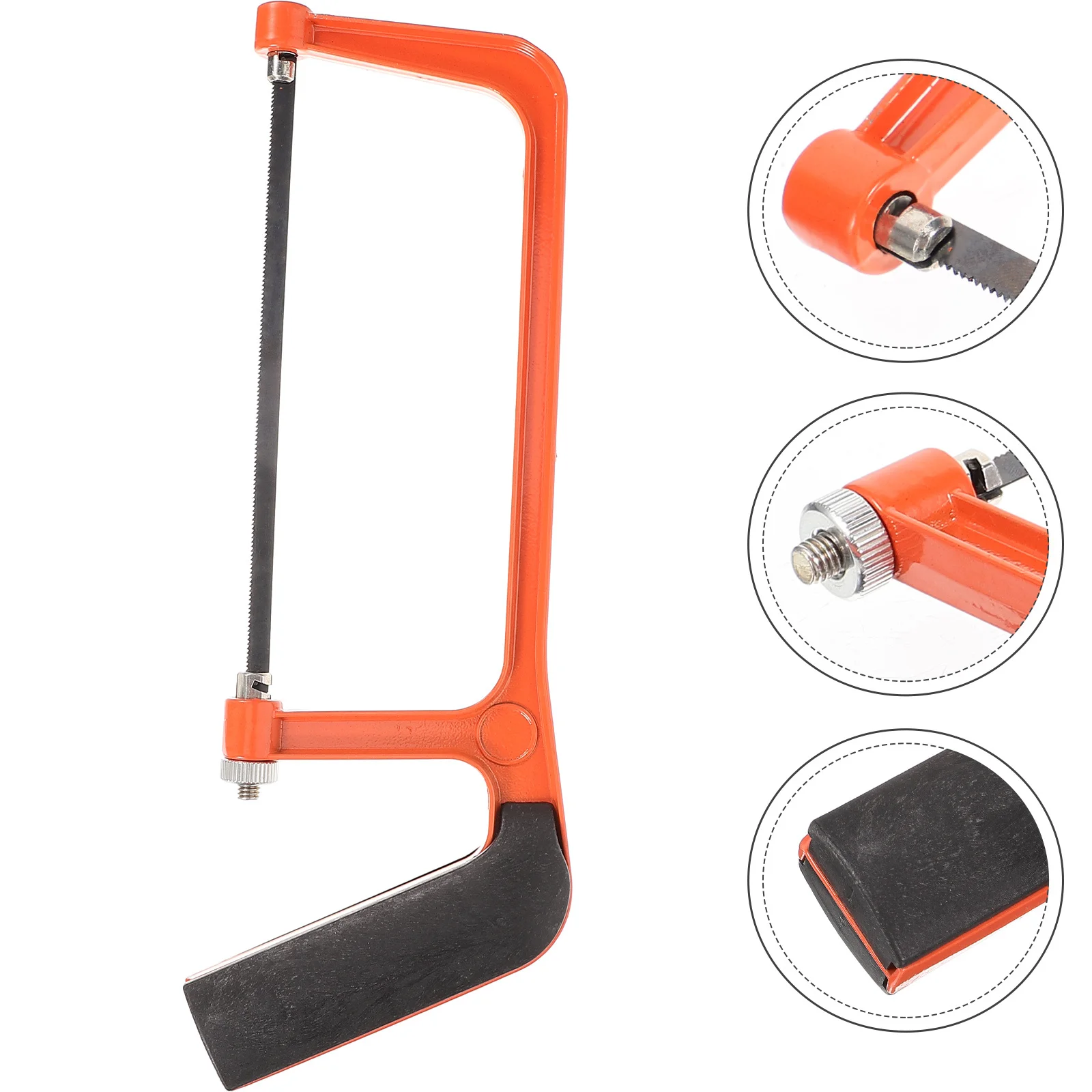 

Mini Hacksaw Aluminum Alloy Small Saw Portable Hand Tool Ergonomic Handle for Wood Crafts Garden Pruning Tree Cutting