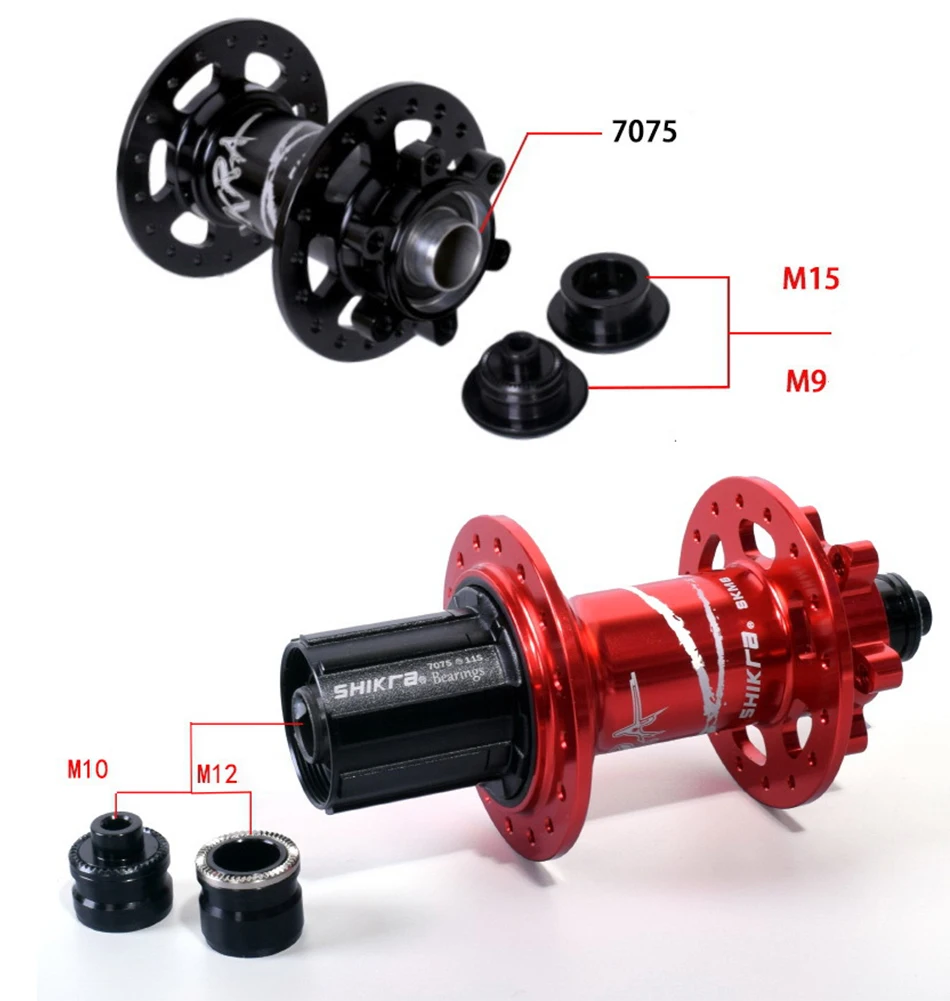 1Pair Bike Hub Qr Q… - image