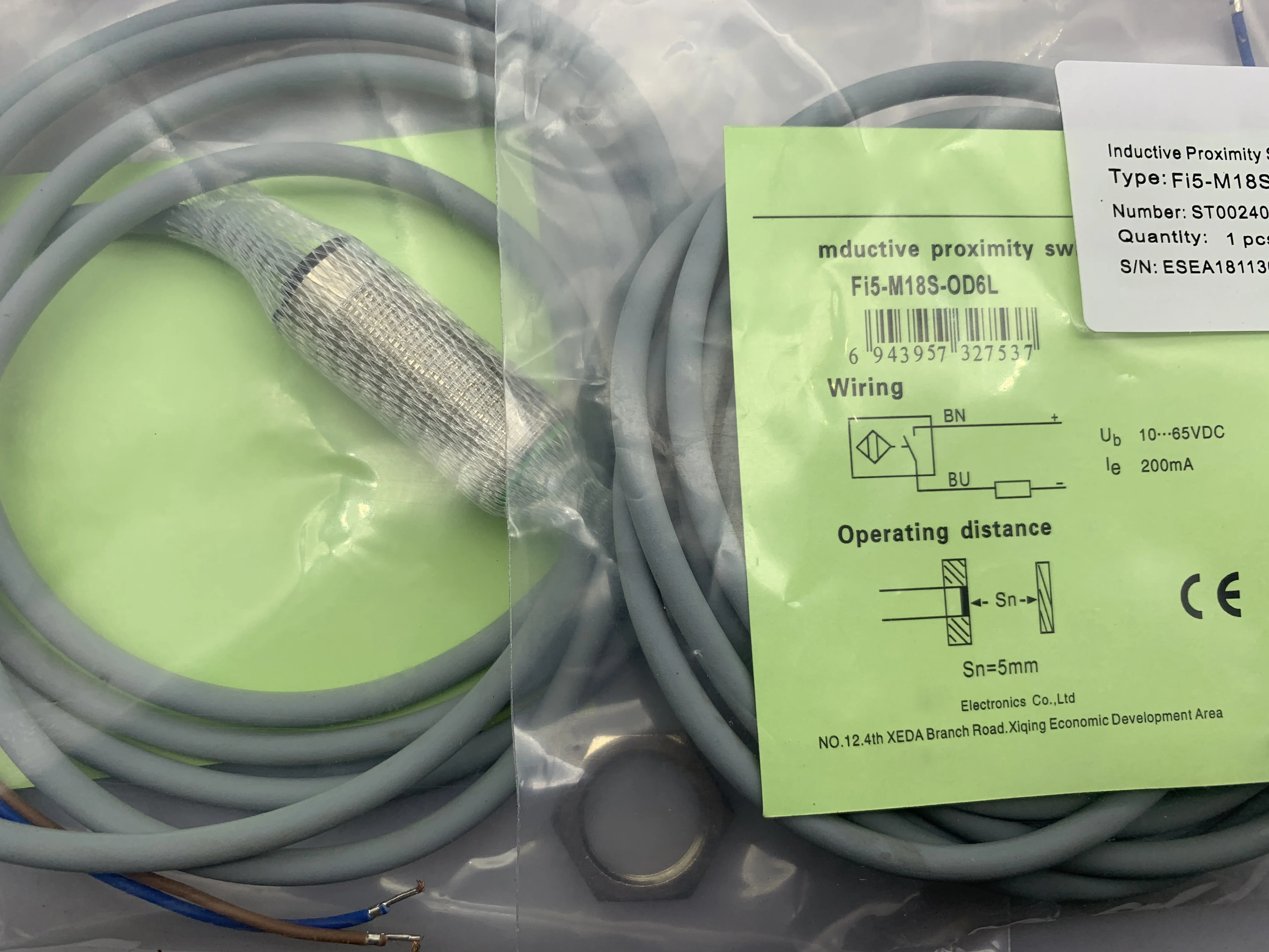 

In Stock New Proximity Switch Sensor FI5 NI8-Q18-OP6L/ON6L/CP6L/CN6L/OD6L/CD6L High Quality Seller One-year Warranty