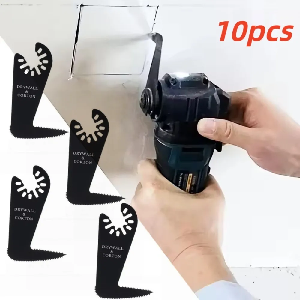 Quick Release Swing Saw Blade Double-sided Hook-tooth Saw Blade for Drywall Precision Serrated Wooden Gypsum Board Cutting