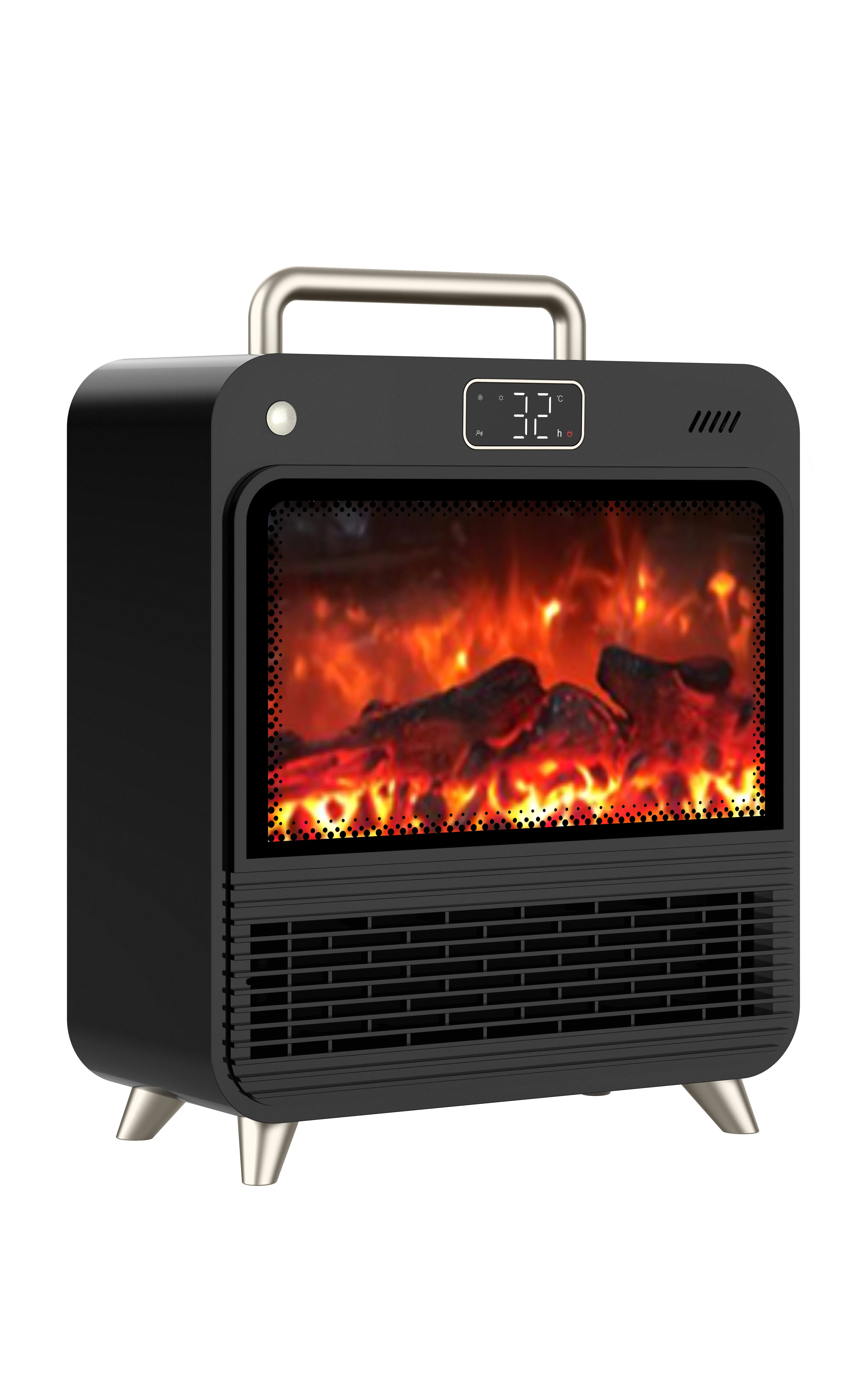 Premium-Grade Electric Tower Heater with Remote Control EU Plug Heating Humidifying Indoor Household Use Portable