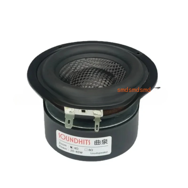 Subwoofer Hi-Fi Speaker Unit Powerful Low Frequency 25~40W Fiberglass Braided 3 Inch Subwoofer 4ohm~8ohm