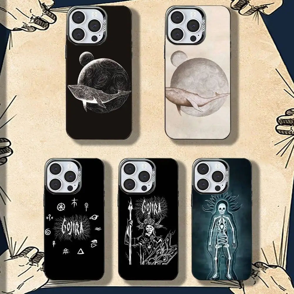 

G-Gojira-s Band S-Silveras Phone Case For iPhone 16,15,14,13,12,11,8,7,Pro,Max,Plus,Mini,XS,SE Shockproof Matte Cover