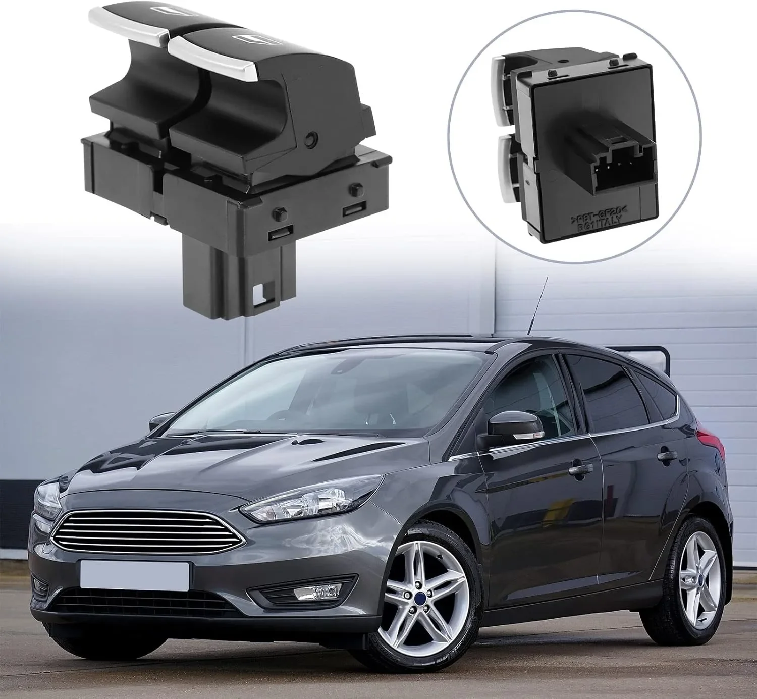 ABS Black Car Power Window Switch 5k3959857 Compatible  with Eos Compatible with Golf MK5 MK6 GTI 2 Electric Window Lifter