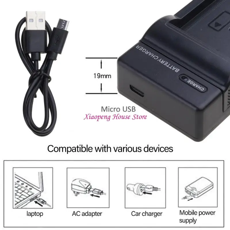 W126 USB Base for Camera Battery Ensures Quick Charging Stand 77JC