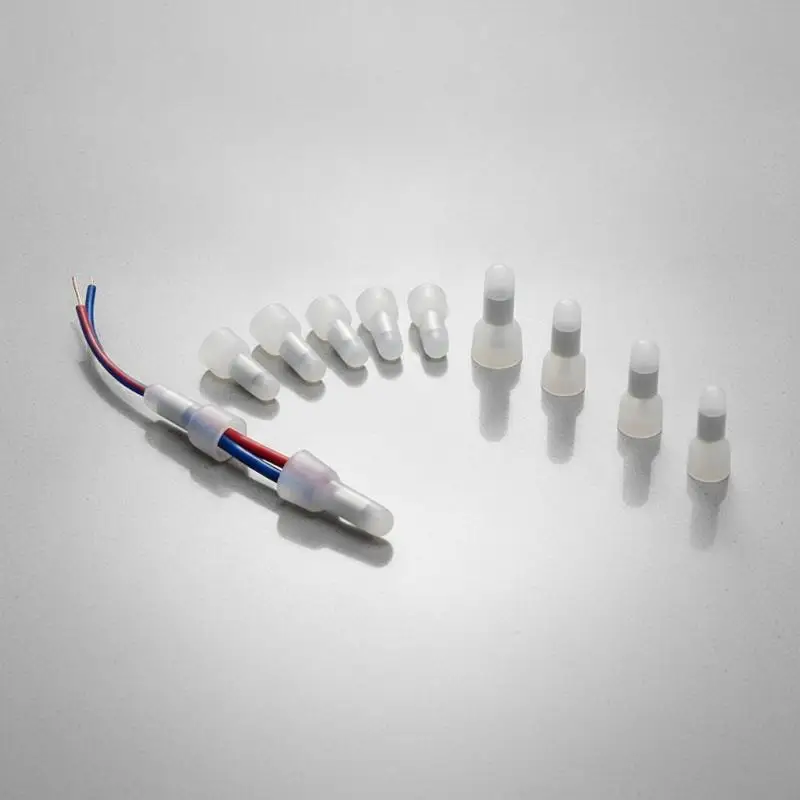 Wire Connector Jumper Terminals 100Pcs Weather Resistant Safety Connection Caps CE-1/2/5X for Garden Lighting Wiring