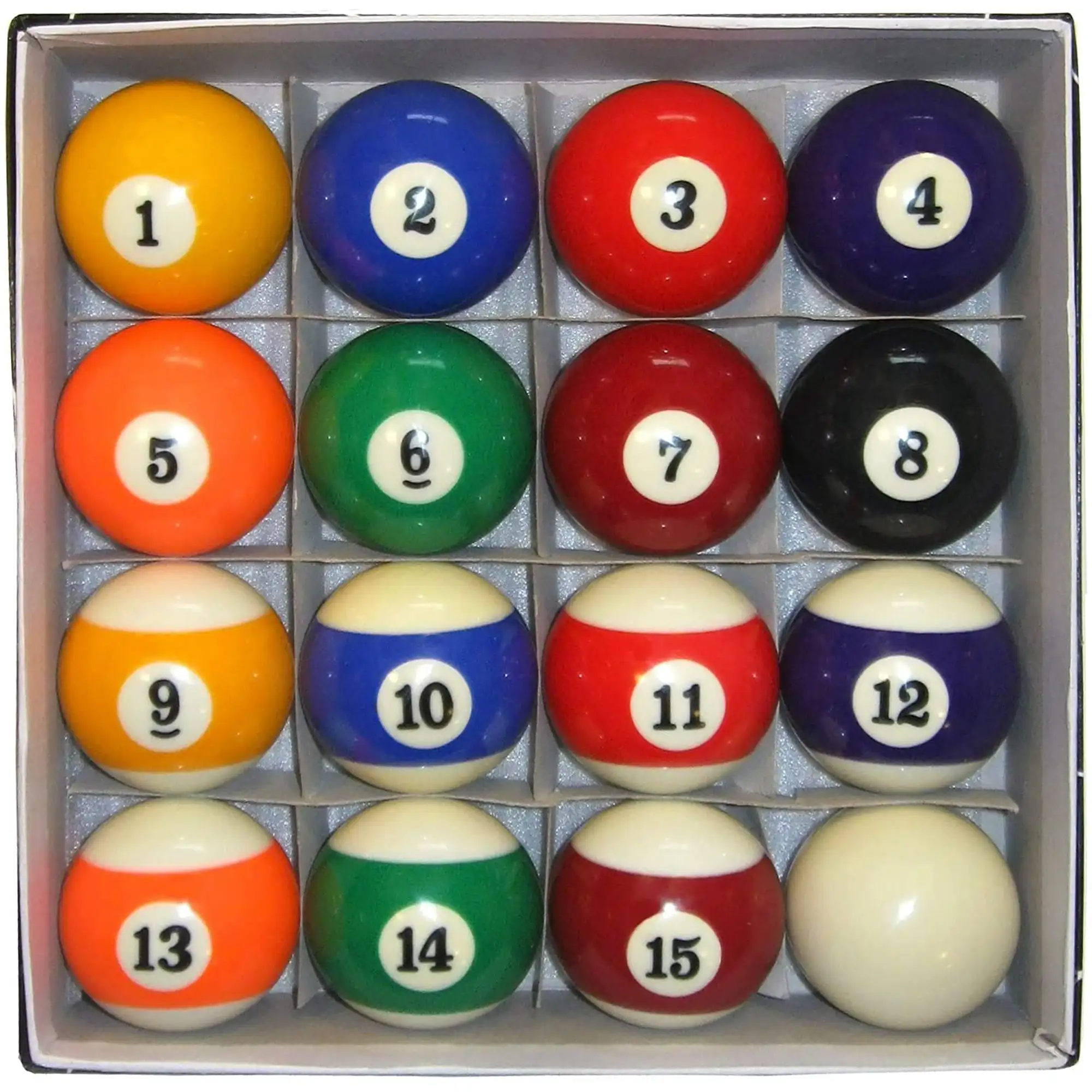 

Hathaway Bola de Billar Tamaño Regla - Conjunto de 16 Bolas, 6.25 Libras.