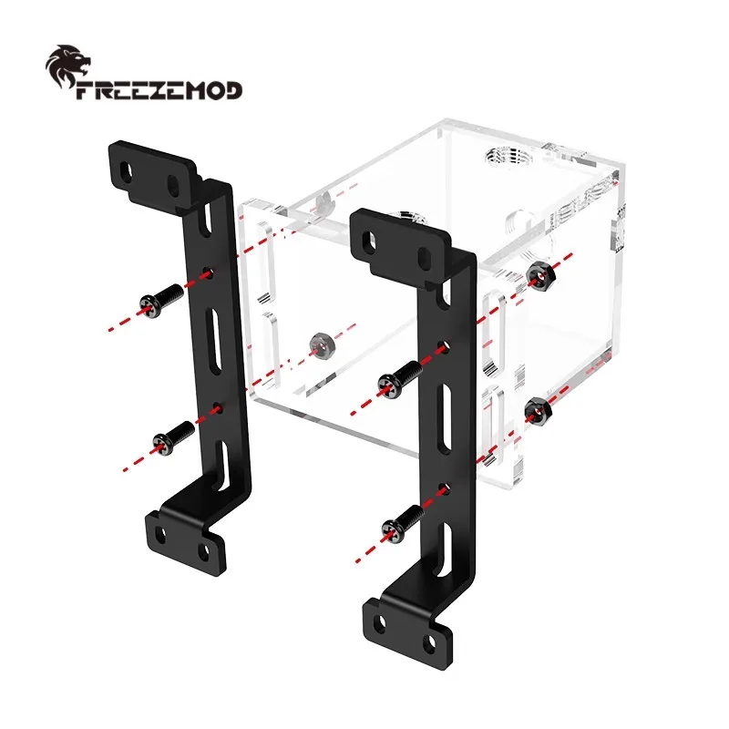 

Выпуклый монтажный кронштейн FreezeMod для настенного крепления насоса/резервуара/ряд радиатора, алюминиевый сплав SXKJ-TX