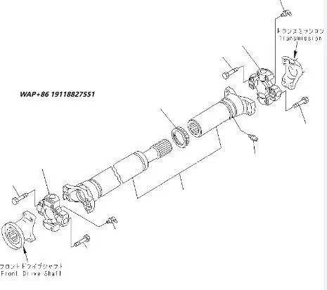 Huida High Quality 421-20-32112 Shaft Ass'y for WA480-6 WA450-6