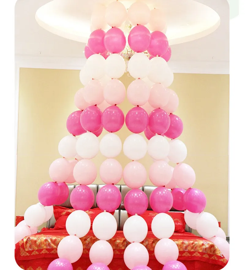 

Tail Balloon Decoration; Balloon Modeling; Latex Balloon 10 Inches 2.4 Grams High-end Atmosphere Sense Opening Birthday Party de