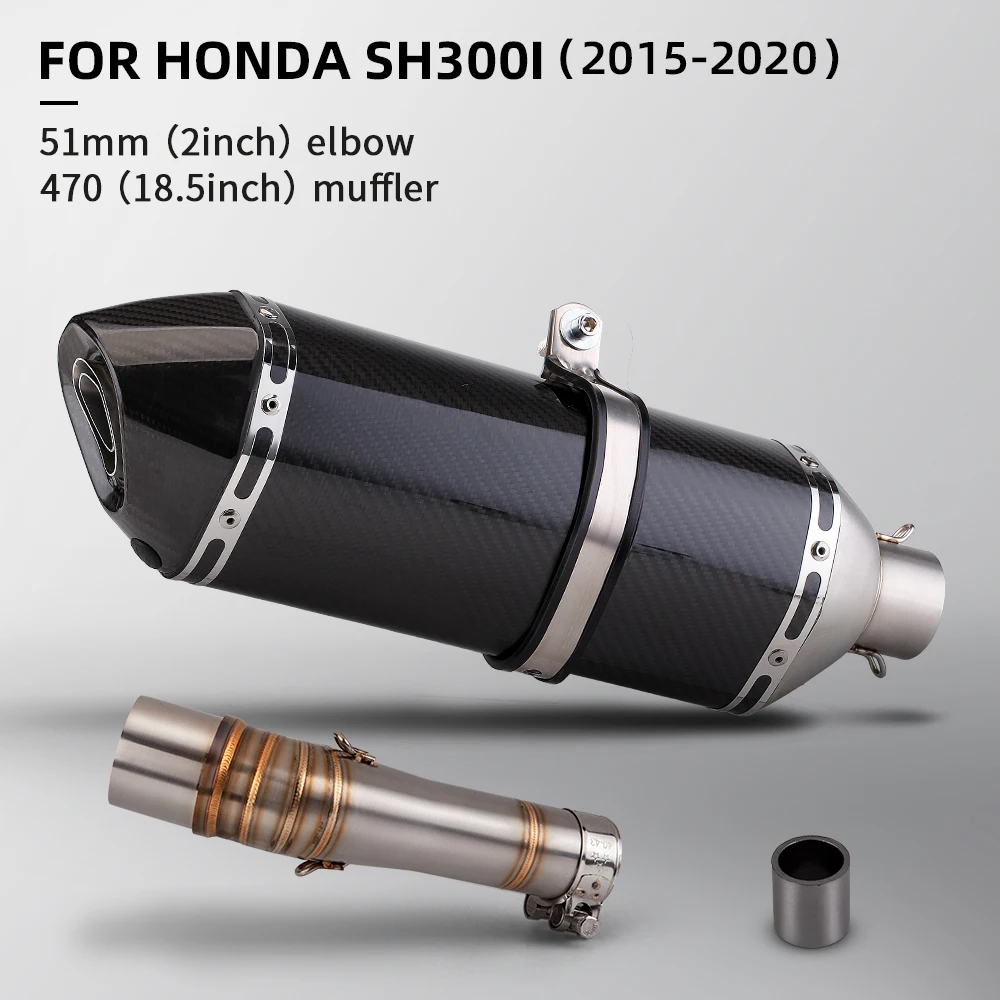 FOR HONDA SH300I Motorcycle Racing Performance Exhaust Racing Line Original Location Motorcycle Muffler