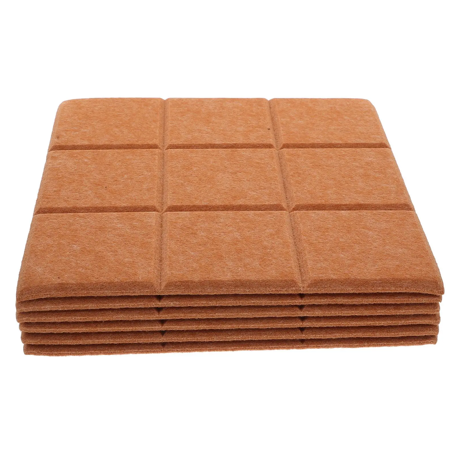 6 Pcs Bulletin Board Wall Sticker Small Felt for Classroom Boards Photo Pin Tiles