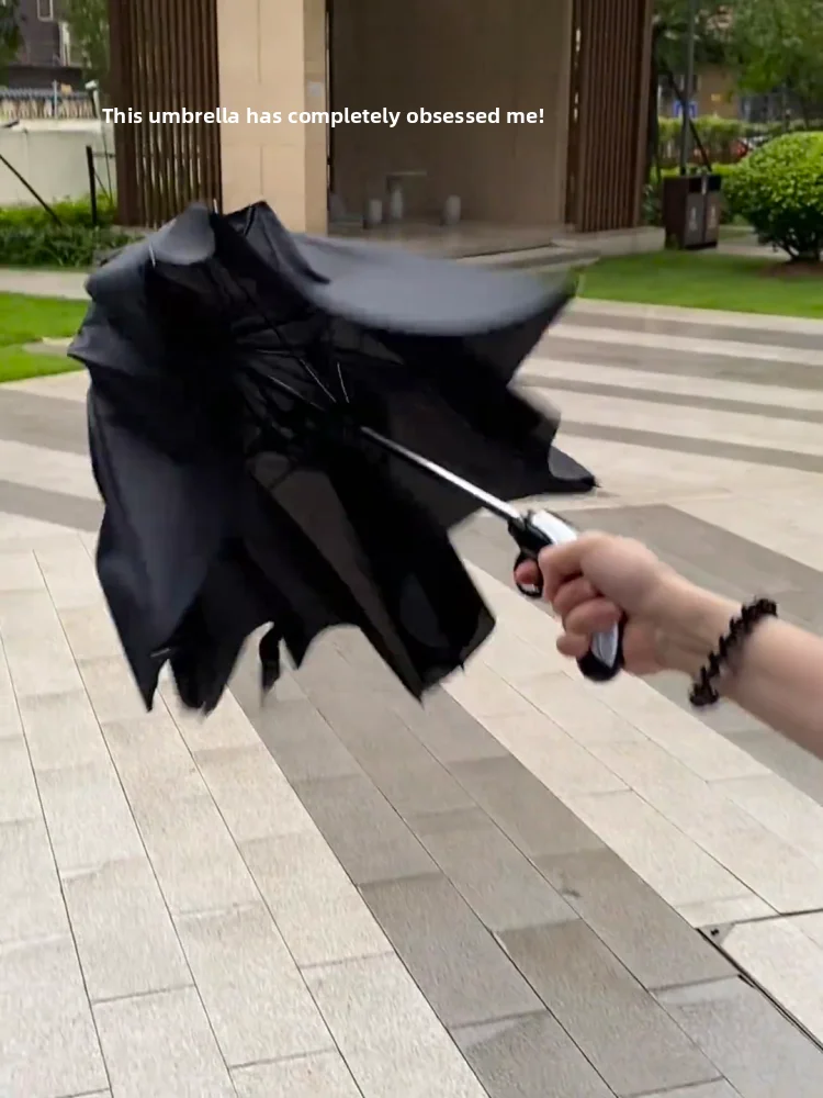 

Креативный двухслойный зонт с индивидуальным дизайном, модный подарочный зонт, классический зонт-ветряная мельница, зонт от дождя и солнца