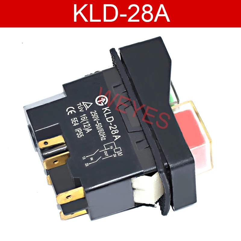 

1PCS Electrician Switch KLD-28A 5E4 IP65 220v Magnetic Explosion-proof Pushbutton Switch Magnetic Starter New