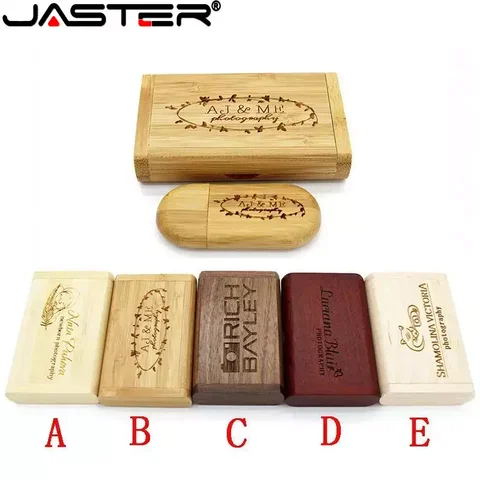 JASTER 128 ГБ деревянная USB 2.0 флешка — детальный вид товара