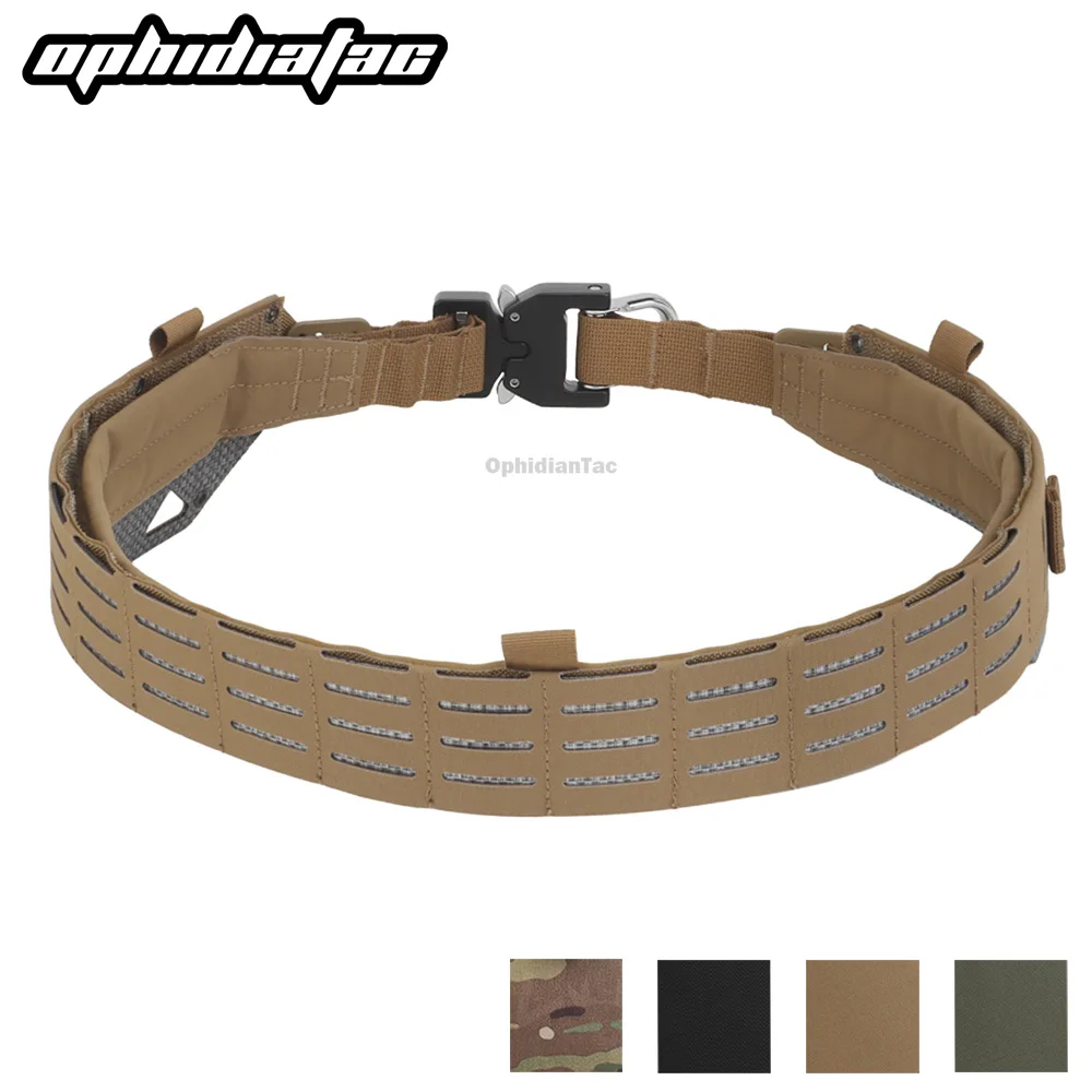 OPHIDIAN  Belt 2 Layers Battle Waistbelt Quick Detach Metal Buckle MOLLE Waistband Outdoor Hunting Airsoft Gear USURPER System