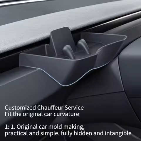 Air Outlet Bracket Glasses Pocket for Tesla Model Y Juniper/Model 3 Highland Central Control Phone Holder Storage Box Accessory