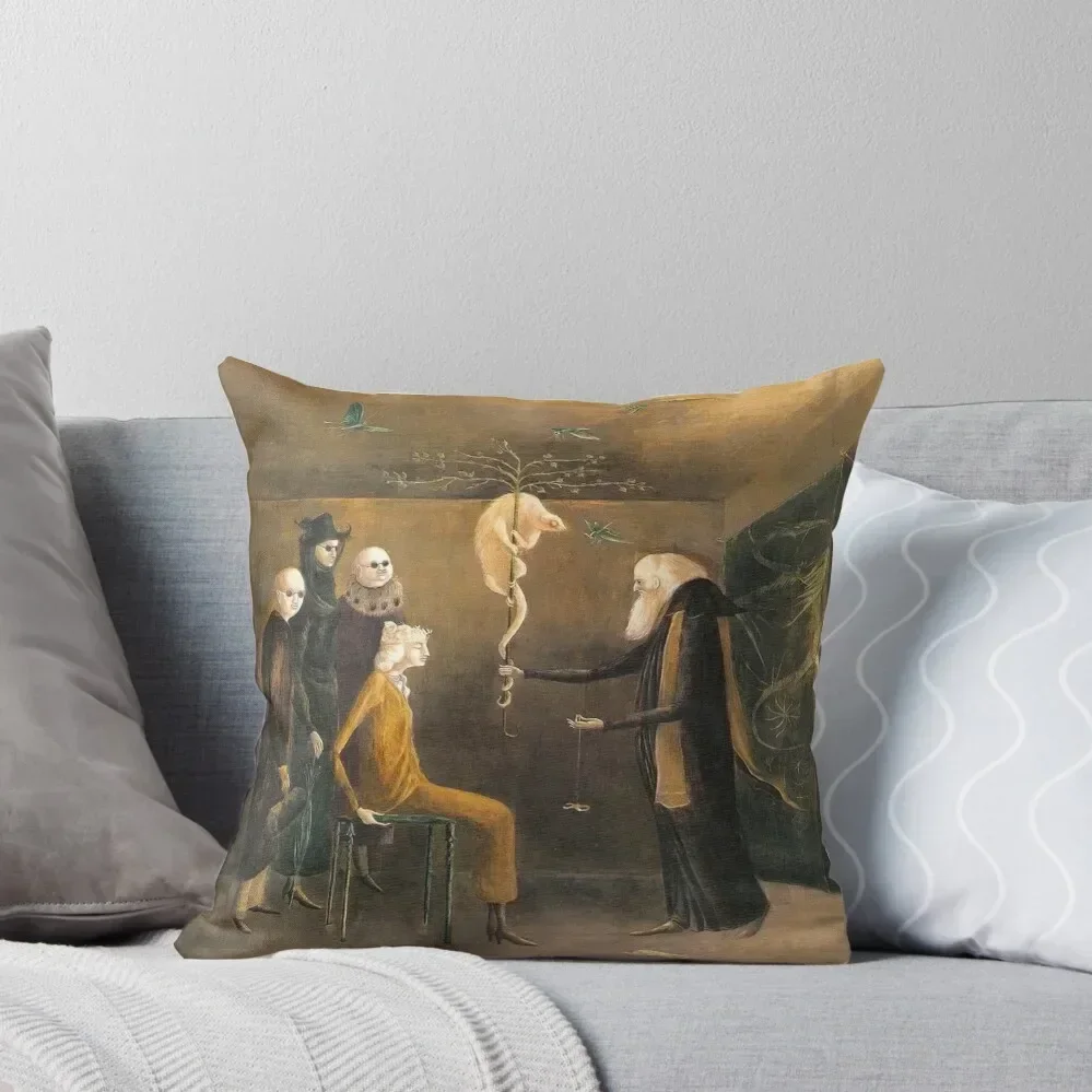 

leonora carrington artwork Throw Pillow Decorative Cushion Cover Cushions Home Decor Pillowcases Bed Cushions Plaid Sofa pillow