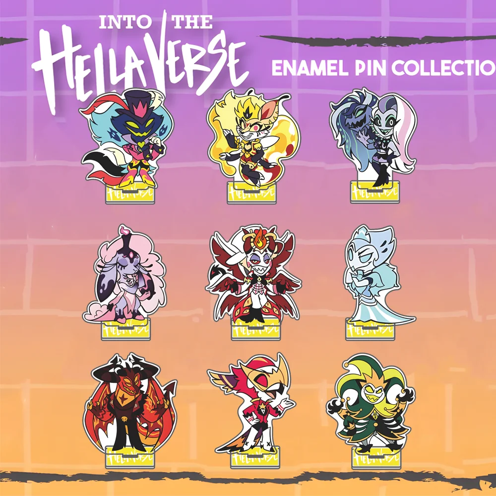 Anime Helluva Boss Hazbin Hotel 15cm Acrylic Stand Fizzarolli Tabletop Decorations Accessories Decor Gifts Exquisite Products