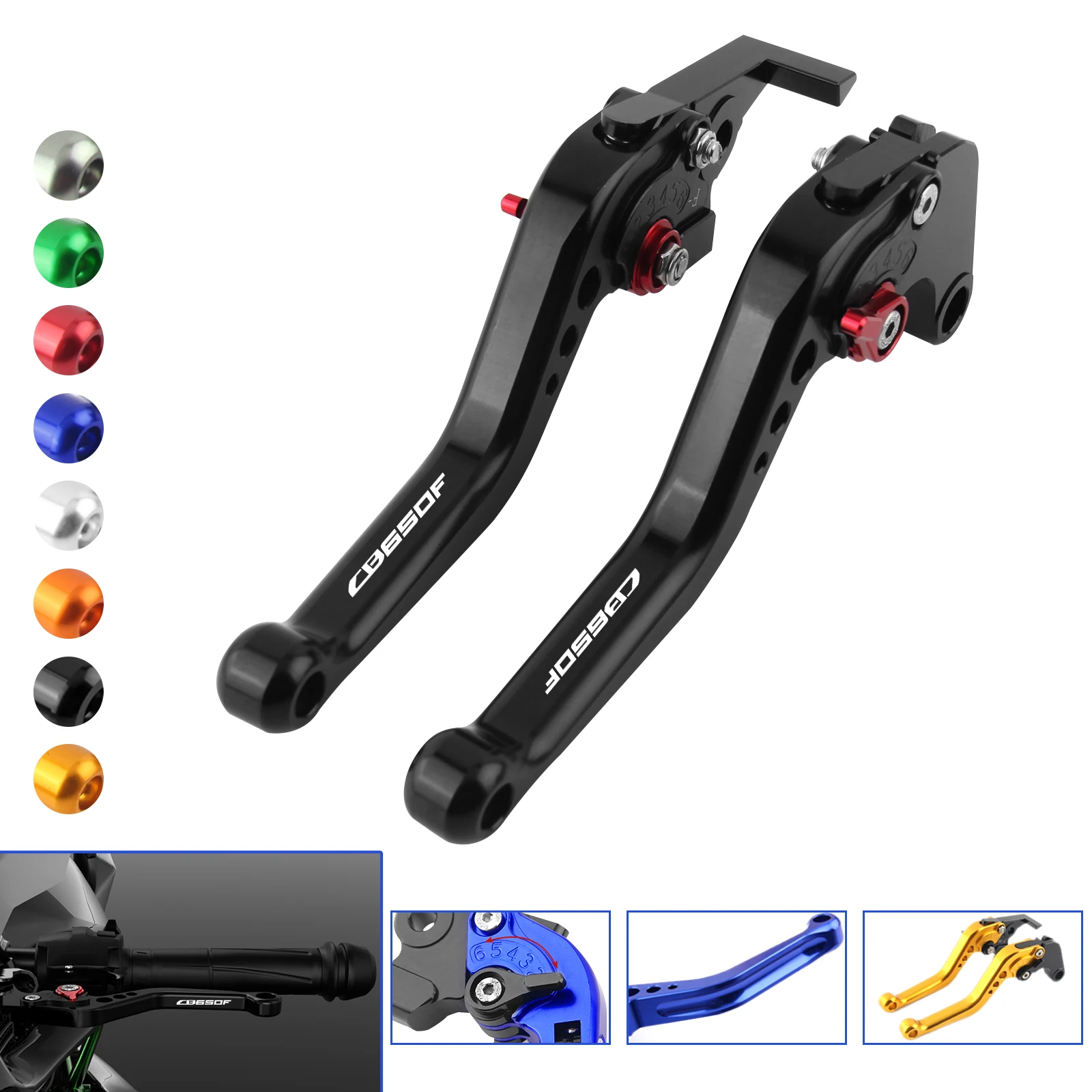 Motorcycle Accessories Short Brake Clutch Lever Handles For HONDA CB650F 2014 2015 2016 2017 2018