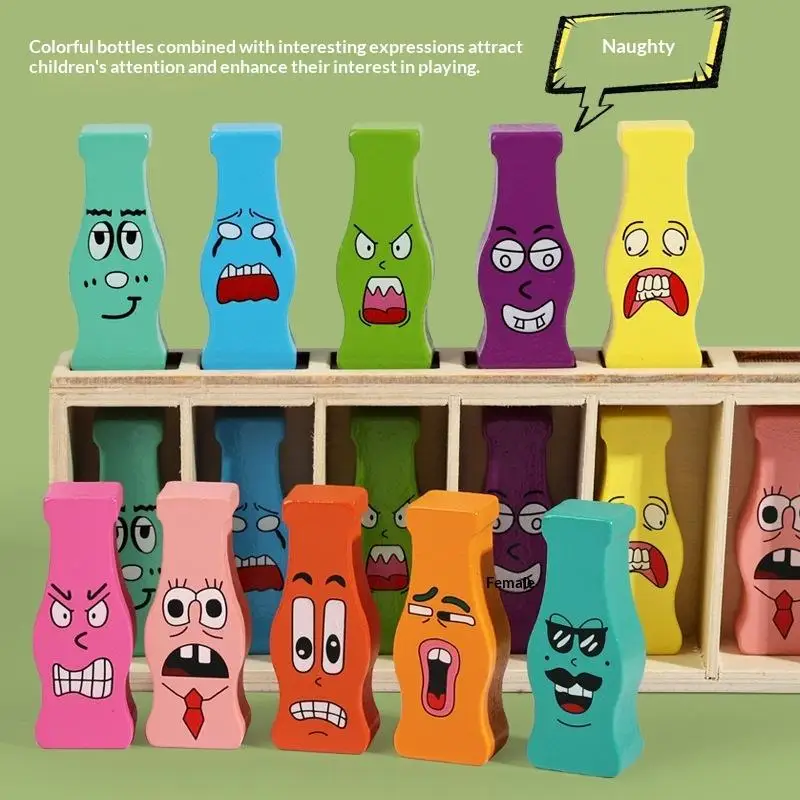 1 Set Logisch Denken Interactief Geheugen Match Games Creatief Fles Denkspel Vroeg Onderwijs Kleurherkenning Speelgoed