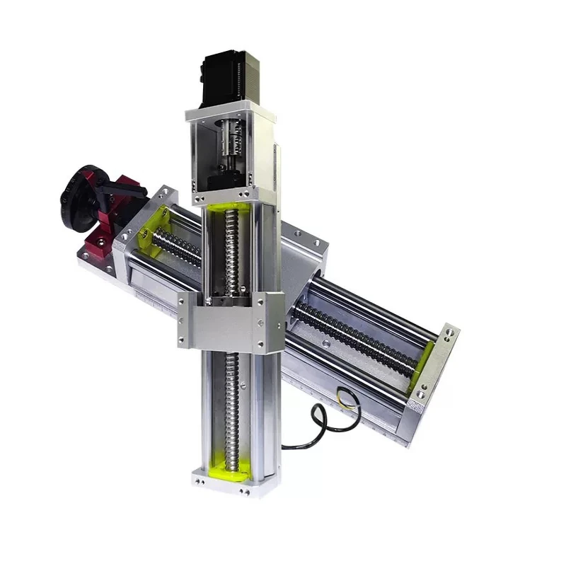 High-precision One-word Linear Sliding Table Module Electric Cross Sliding Table Guide Rail Ball Screw Gantry Multi-axis Table