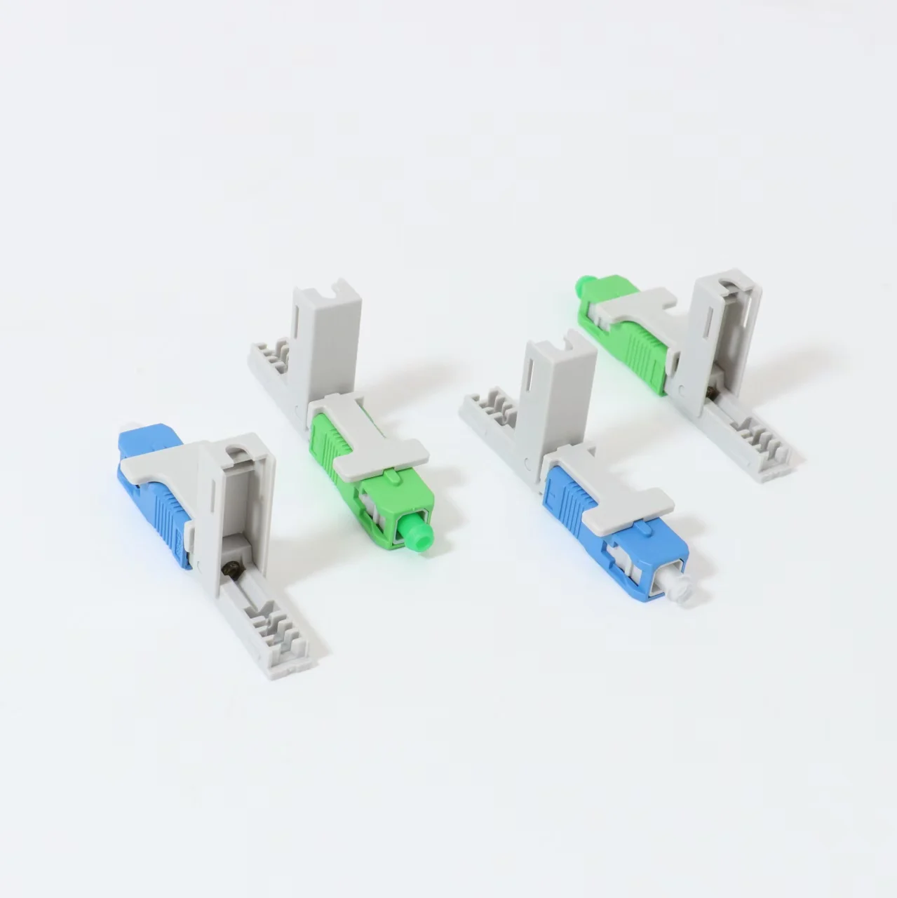 FTTH Field Assembly Fiber Connector SC/APC SC/UPC, Low Insertion Loss Telecom Grade Optical Fiber Connector, 100PCS Pack