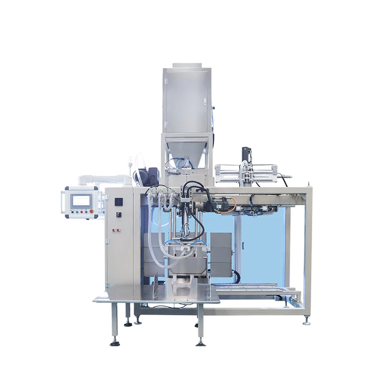 ZSG-400DSQF Hualian التلقائي متعدد الوظائف حقيبة الغرينية ملء وحقيبة فارغة ختم آلة التعبئة والتغليف خط التعبئة والتغليف