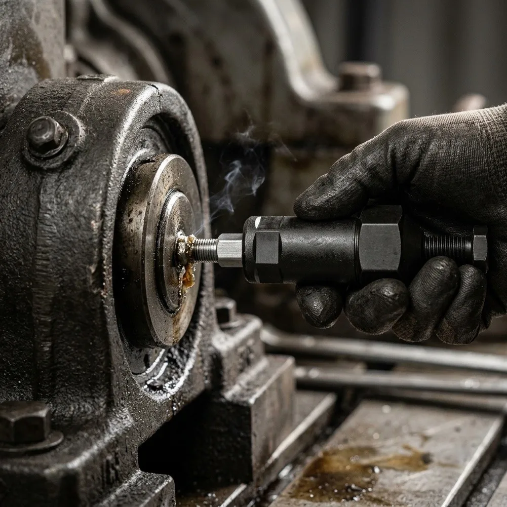 Heavy‑Duty Grease Fitting Cleaner Tool, Practical Unblocking Accessory To Clear Clogged Grease & Lubrication Lines