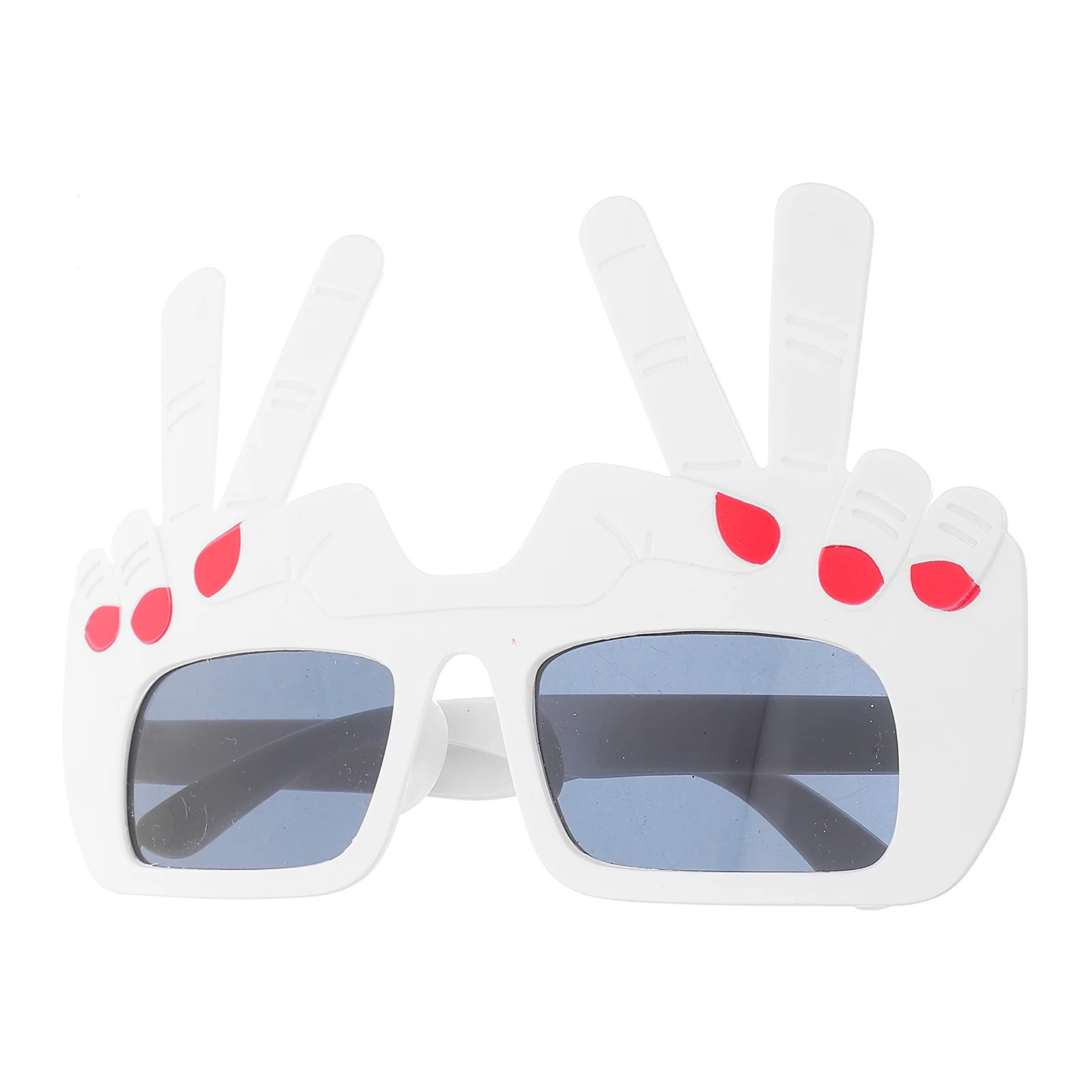 

Funny Gesture Glasses Creative Colored Nails Lightweight Comfortable Reusable for Halloween Cosplay Party Costume Accessories