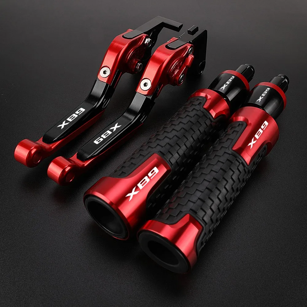 

For Buell XB9 All Models 2003-2008 2009 2007 2006 2005 2004 Motorcycle Brake Clutch Levers Handlebar Grips Handle Bar Grip Ends