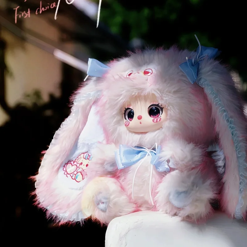 100% حقيقية طفل جديد ثلاثة ليلا 600% V3 الحلوى ماستر هريرة صندوق أعمى لطيف أفخم دمية كبيرة المد اللعب أفخم فتاة هدية