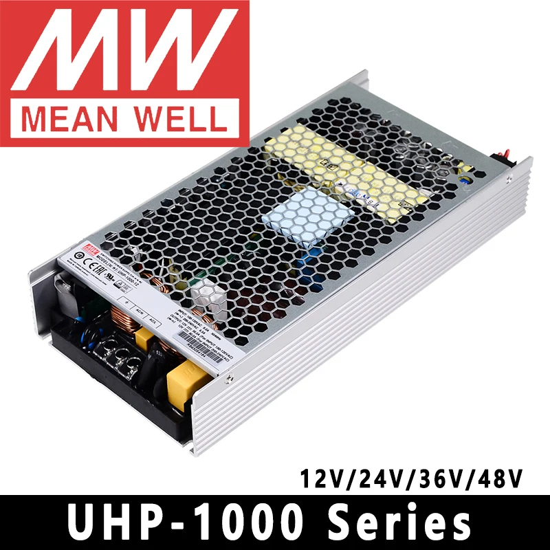 Imagem -06 - Meanwell Well-série Uhp Led Meanwell Power Fanless Redunda Uhp200 350 500 750 1000 1500 25003.3v 4.2v 5v 12v 15v 24v 36v 48v 55v