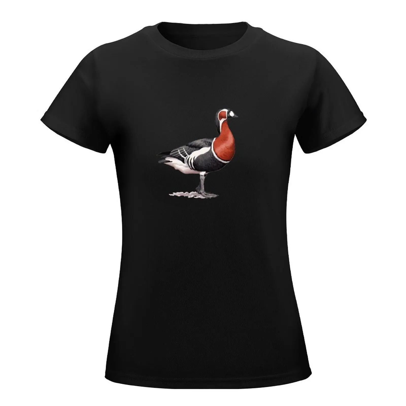 Red-breasted Goose T-Shirt kawaii clothes Short sleeve tee black t shirts for Women