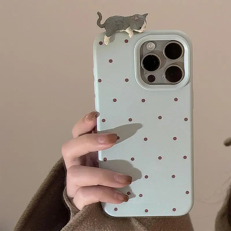 3D Phone Case Sticker Cute 3D Cat Sticker Kit Craft Flatback Creative Decor Kit Craft Phone Accessories For Laptop & Water Cup