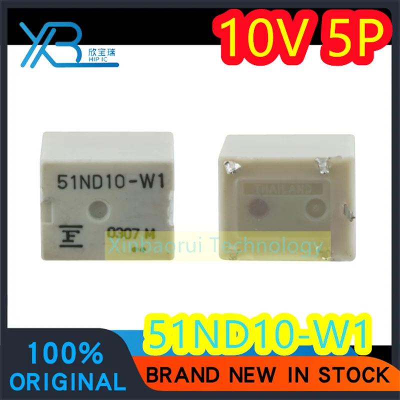 (4/30pieces) 51ND10-W1 10VDC 10V 35A Car headlight high beam relay five pins 100% brand new original good quality