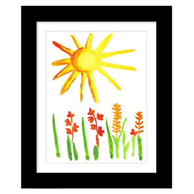 New Children Art Frames Changeable Kids Frametory for Poster Photo Magnetic Front Open Drawing Paintings Pictures Display Home D