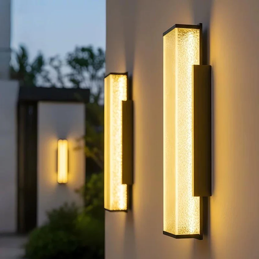 Waterproof Wall Lamp Outdoor Courtyard Dew Table Lamp Wall Light Outdoor Exterior Wall Lamp Columns Gate Lamp Lighting Fixtures